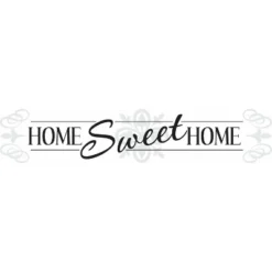 Home Sweet Home Peel And Stick Wall Decal Black - RoomMates