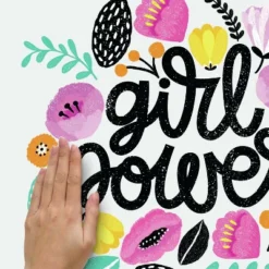 Girl Power Peel And Stick Giant Wall Decal - RoomMates -Roommates GUEST 0bd1afdf 357f 4a57 a1e5 1785fa3f9c5a