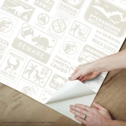 Jurassic World Dominion Signs Peel And Stick Wallpaper - RoomMates -Roommates GUEST 0d742f8d 0648 434e b977 653121eb3dcb