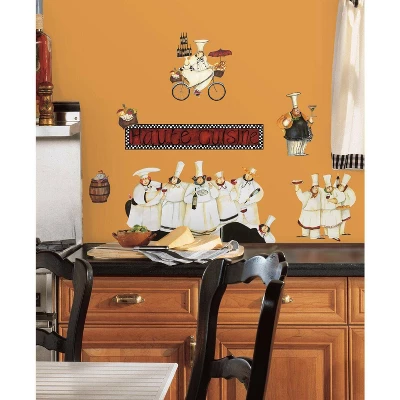 Chefs Peel And Stick Wall Decal - RoomMates 2 Chefs Peel And Stick Wall Decal - RoomMates - Image 2