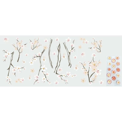 3D Embellishments Cherry Blossom Branch Peel And Stick Giant - RoomMates 2 3D Embellishments Cherry Blossom Branch Peel And Stick Giant - RoomMates - Image 2