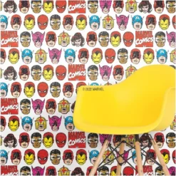 Marvel Comics Classic Faces Peel & Stick Wallpaper - RoomMates -Roommates GUEST 428b0ef9 49ca 4ea8 8ac6 4821f2cc5aef