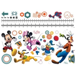 Mickey And Friends Growth Chart Peel & Stick Wall Decals - RoomMates -Roommates GUEST 43fc4d07 8934 4d9b 9b06 3d7b9e45cb92