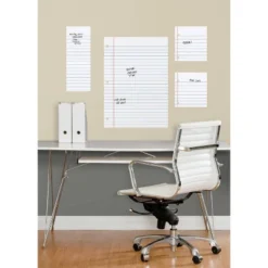 Notebook Paper Dry Erase Peel And Stick Giant Wall Decal White - RoomMates -Roommates GUEST 581e1571 44f1 450b a59a fc689ab756bd
