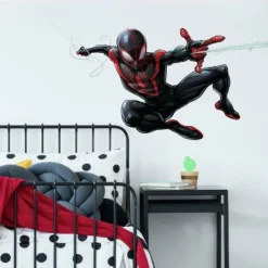 Roommates Spider-Man Miles Morales Peel And Stick Giant Wall Decal