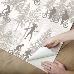 Netflix Stranger Things Hawkins Woods Peel And Stick Wallpaper - RoomMates -Roommates GUEST 5f3b675d 3cf1 4e01 97da d48d59daf837