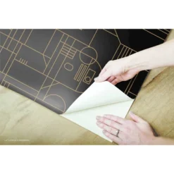 Star Wars R2D2 Geometric Peel And Stick Wallpaper Copper - RoomMates -Roommates GUEST 634303dc 99c2 4782 bdec 62b51937bb72