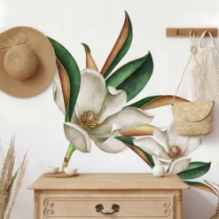 4.5" X 4.375" Vintage Magnolia Peel And Stick Giant Wall Decal - RoomMates