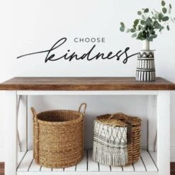 Choose Kindness Peel And Stick Wall Decal Black - RoomMates