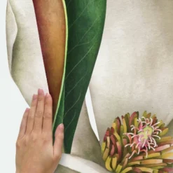 4.5" X 4.375" Vintage Magnolia Peel And Stick Giant Wall Decal - RoomMates -Roommates GUEST 968578fa 8bba 46da b527 883f0daf23ad