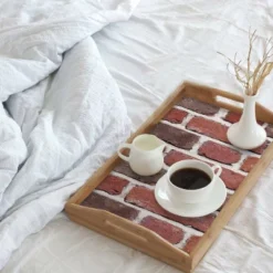 Brick Peel And Stick Giant Wall Decal Red - RoomMates