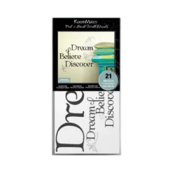 Dream Believe Discover Peel And Stick Wall Decal - RoomMates