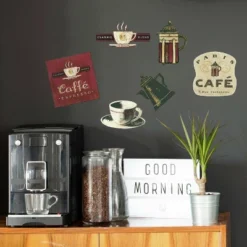 Coffee House Peel And Stick Wall Decal - RoomMates -Roommates GUEST 9b9590e4 a1f9 4c84 8124 d3f5b54c0096