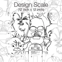 Star Wars Saga Line Sketches Peel And Stick Wallpaper Gray - RoomMates -Roommates GUEST 9dcaae19 9df5 4dd5 ab09 6ff46948f94e