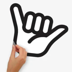 Peace Hand Dry Erase Peel And Stick Giant Wall Decal - RoomMates -Roommates GUEST 9e4b1239 3830 416c b364 f4144bd6f209