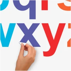 Colorful Lowercase Alphabet Giant Peel And Stick Wall Decals - RoomMates -Roommates GUEST a17f549d 95dd 48a6 afd8 248290e80220