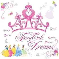 Disney Princess Princess Crown Peel And Stick Giant Wall Decal - RoomMates -Roommates GUEST ac5b974a 1444 49ac b0f5 be62fe7a2cfa