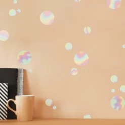 Holographic Circle Peel And Stick Wall Decal - RoomMates -Roommates GUEST ad7267c8 6d52 4047 981e 0ed911f6d922