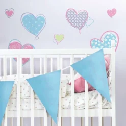 Hearts Peel And Stick Wall Decal - RoomMates -Roommates GUEST b0510ae4 c718 467f bb41 5210d02510dd