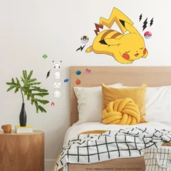 Pokemon Sleeping Pikachu Giant Peel And Stick Wall Decals - RoomMates -Roommates GUEST c0022eb3 292b 4a64 beba 96026cdf47b9