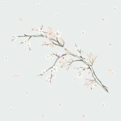 3D Embellishments Cherry Blossom Branch Peel And Stick Giant - RoomMates
