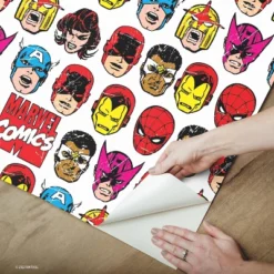 Marvel Comics Classic Faces Peel & Stick Wallpaper - RoomMates -Roommates GUEST d0c7ac17 e9e1 4195 8260 e3ee25b8ac71