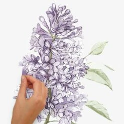 Lilac Peel And Stick Giant Wall Decal - RoomMates -Roommates GUEST d852e0c3 8619 48cb 8801 4abb1c061bf3