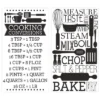Cooking Conversions Peel And Stick Wall Decal Black/White - RoomMates