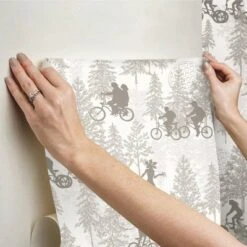 Netflix Stranger Things Hawkins Woods Peel And Stick Wallpaper - RoomMates -Roommates GUEST dc1e1e1b 78d7 4721 94c2 20d59a3014c2