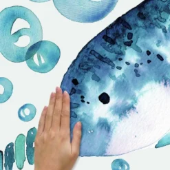 Catcoq Narwhal Giant Peel And Stick Wall Decal - RoomMates -Roommates GUEST dfb3d50c 896f 4eff bb77 ca6986300d57