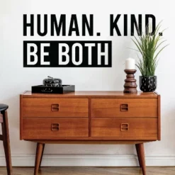 Human Kind Peel And Stick Wall Decal Black - RoomMates -Roommates GUEST e7bf4a30 7d0f 47df be65 db7da440a475