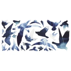 Birds In Flight Peel And Stick Giant Wall Decal - RoomMates -Roommates GUEST ebb3c864 4e35 4126 9c1e 3e039601b07b