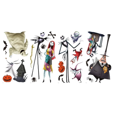 The Nightmare Before Christmas Peel And Stick Wall Decal - RoomMates 1 The Nightmare Before Christmas Peel And Stick Wall Decal - RoomMates