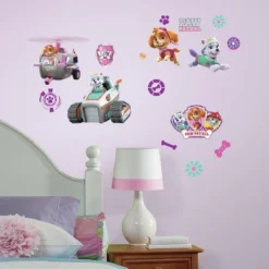 Roommates PAW Patrol Girl Pups Peel And Stick Wall Decal
