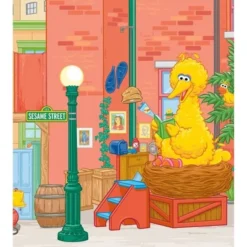 6'x10.5' Sesame Street Chair Rail Prepasted Mural Ultra Strippable - RoomMates -Roommates GUEST fd32752a fb01 4b50 ba37 cebfc028188d