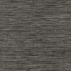 Roommates Grasscloth Peel & Stick Wallpaper In Dark Grey