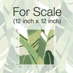 Roommates Hearts Of Palm Peel & Stick Wallpaper In Green -Roommates HeartsOfPalmPeel StickWallpaperinGreenbyRoomMatesforYorkWallcoverings 2