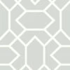 Roommates Modern Geometric Peel & Stick Wallpaper In Light Grey