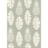 Roommates Pineapple Block Print Peel & Stick Wallpaper In Grey