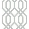 Roommates Gazebo Lattice Peel & Stick Wallpaper In Grey