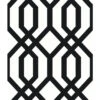 Roommates Gazebo Lattice Peel & Stick Wallpaper In Black And White