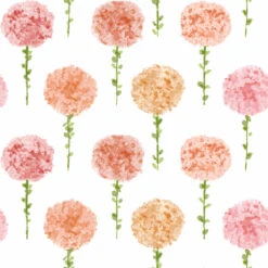 Roommates Mum Floral Peel & Stick Wallpaper In Pink