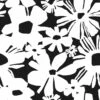Roommates Daisy Chain Black Peel & Stick Wallpaper