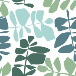 Roommates Leaf Sprigs Green Peel & Stick Wallpaper