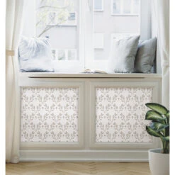 Roommates Rose Lindo Dawn Taupe Peel & Stick Wallpaper -Roommates RMK12138RL DIY