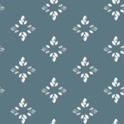 Roommates Rose Lindo Pressed Petals Denim Peel & Stick Wallpaper