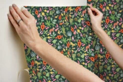 Roommates Selva Green Peel & Stick Wallpaper -Roommates RMK12157RL hangingwallpaper