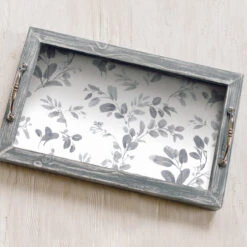 Roommates Dancing Leaves Grey Peel & Stick Wallpaper -Roommates RMK12272PL RS4