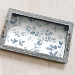 Roommates Dancing Leaves Blue Peel & Stick Wallpaper -Roommates RMK12273PL RS4