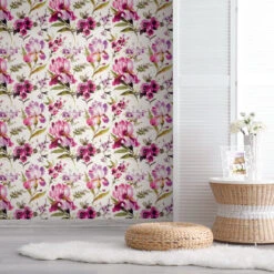 Roommates Iris Purple Peel & Stick Wallpaper -Roommates RMK12295PL RS4